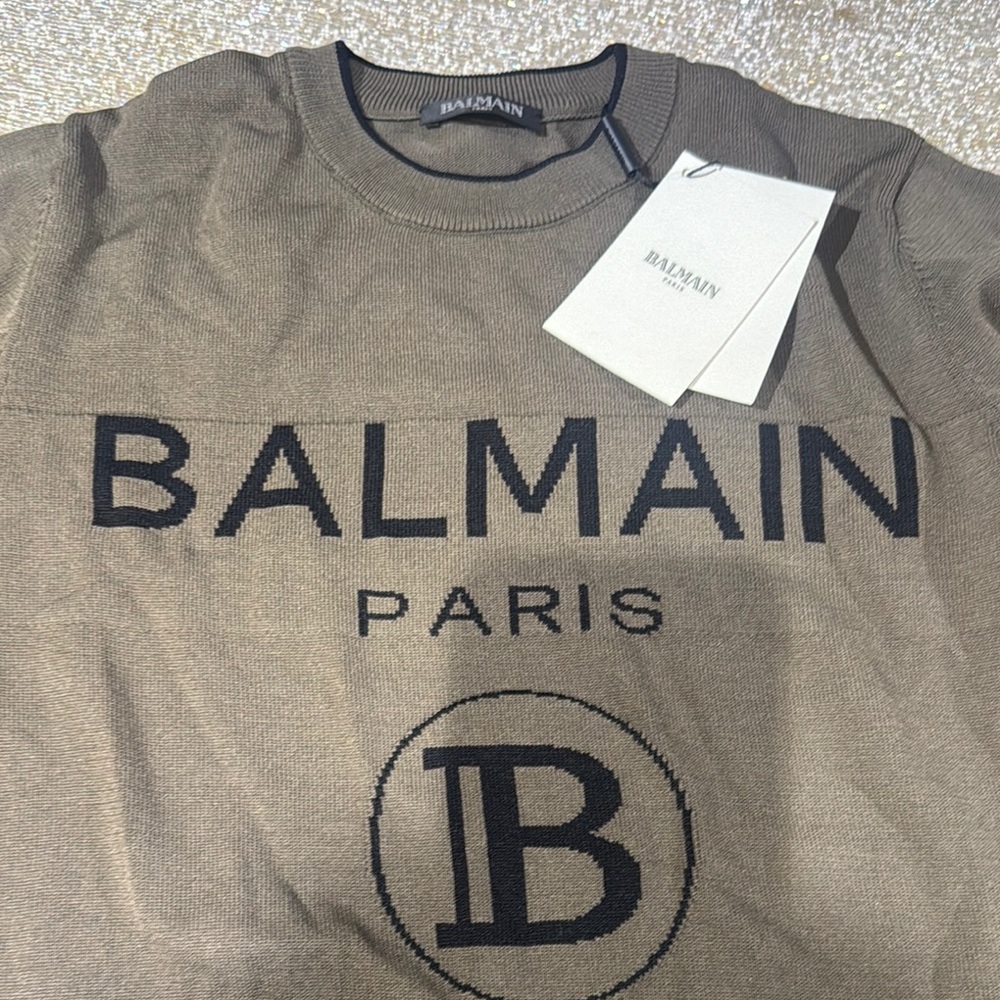 Balmain Tan Sweater
